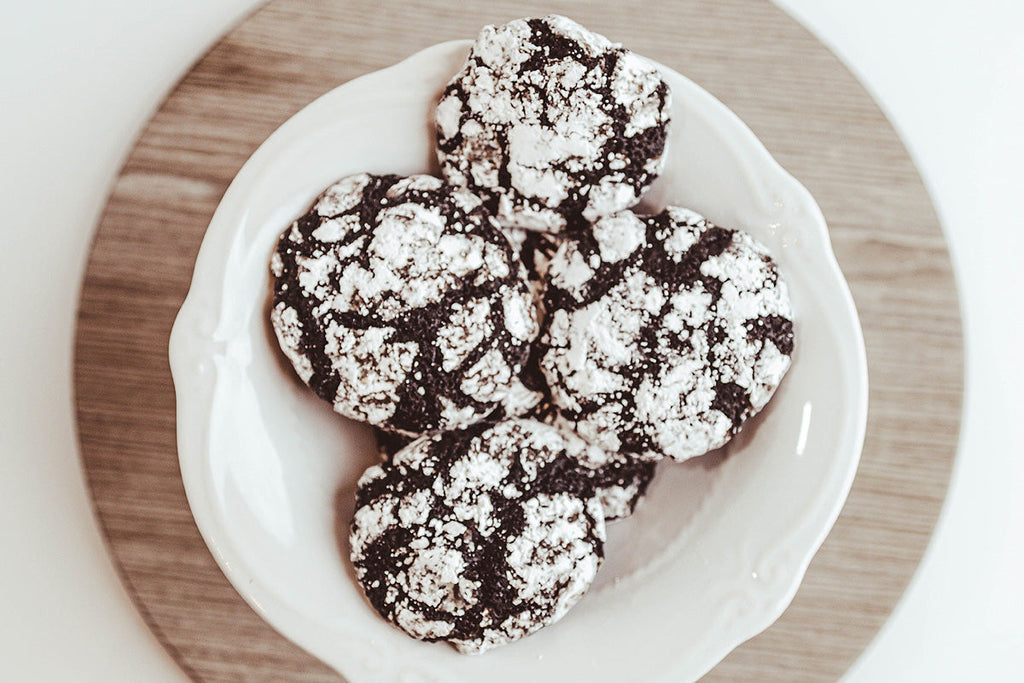 Black Forest Crinkle Cookies